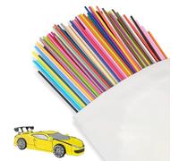 300PCS 3D Pen Filament Refill Compatible with 3Doodler Start and Start+ 3D Pens, 30 Colour PCL Low Temperature Printing Material, Safe 2.5mm Refills for Art Craft and Educational DIY Projects