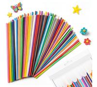300PCS 3D Pen Filament Refill for 3doodler Start 3D Pen, 2.5mm PCL Low Temperature Refills, 3D Printing Pen Filament for DIY Art Craft (30 Colors)
