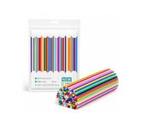 300PCS 3D Pen Filament Refill for 3doodler Start 3D Pen, 30 Colors, 2.5mm Low Temperature P ilament, 15cm Long for Art Crafts (Pen Not Included)
