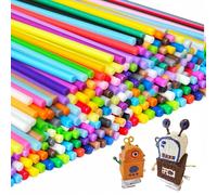 300PCS 3D Pen Filament Refills for 3Doodler, 30 Colors with 10 Filaments Each, 2.5mm Diameter Low Temperature Material, Ideal for Children Art Projects and Creative Sculpture Making (15cm Length)