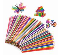 300PCS 3D Pen Filament Refills for Kids, 3D Doodler Pen Refills 32 Mixed Colours 2.5mm PCL Low Temperature Filament for Kids 3D Printing Pens, Drawing Creative Arts and DIY Craft Projects