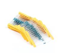 300pcs/600pcs 1/4W 0.25W 30 Value Metal Film Resistor Kit 1% Range Carbon Resistor Assortment Kit 10R-1M(600Pcs)