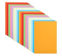 300pcs A4 Colour Copy Paper Pack, Smooth Double Sided Sheets | Assorted Paper for Office Presentations, Classroom Crafts, Handouts and Origami Models Random Color