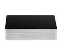 300pcs Black Aluminum Business Cards for Engraving, Laser Engraver | Blank Metal Cards for Test Marks, Repeatable Results, Small Business Owners and Technicians