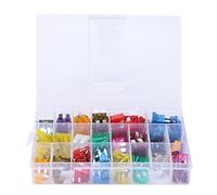 300pcs Blade Fuse Assortment Kit, Automotive Fuse Replacement with Puller, Small Medium Blade Fuses 2/3/5/7.5/10/15/20/25/30/35/40AMP for Car Truck Boat SUV ATV UTV Motorcycle RV