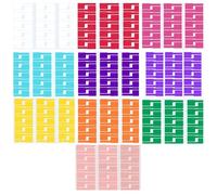 300Pcs Cable Labels 10 Colours Writable Self-Adhesive Wire Tags Waterproof for Cable Management