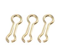 300PCS Carp Fishing Wire Eyes Sinker Steel Alloy Screw Leads Mould Loops Tackle Accessories High Strength Long Service Life Lightweight Compact Flexible Perfect Tool for Enthusiasts Sui