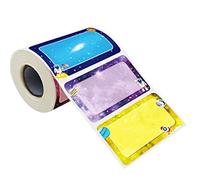 300PCS Cartoon Planet Name Labels Adhesive Name Labels Sticker 2.2x3.5Inch Clothing for Daycare and School Phone Case Sticker