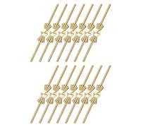 300PCS Chandelier Crystals Connector, Golden Bow Tie Clips for Lamp Fastening