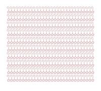 300Pcs Christmas Ornament Hooks Stainless Steel Star Shaped S Hooks (Red)
