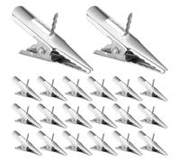 300pcs Christmas Season Ornament Hooks Silver Iron Clip for Crafts | Alligator Spring Hanger, Mini Flower Spike Clip, Easy Handling, Window Sills, Paper Snowflakes, Cards
