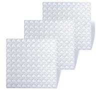 300PCS Clear Cabinet Door Bumpers, Rubber Bumpers Self Adhesive, Sound Dampening Cabinet Stoppers for Kitchen Cabinet, Picture Frame, Cupboard, Drawer