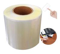 300Pcs Clear Label Protector Shields 2"x3" Vinyl Label Shields Library Book Repaire Tape Labels-Spine Labels Clear Protectors for Essential Oil Bottle Labelss Food Jars LabelBarcode Protectors
