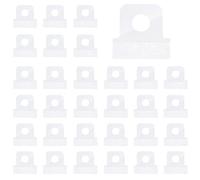 300pcs Clear Self Adhesive Hang Tabs, Round Sticky Hanging Tabs Ring Binder Stickers Reinforcement Converter Labels for Loose-Leaf Binder Refill Insert for DIY Scrapbooking Photo File Postcard