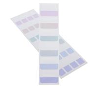 300pcs Colour Sticky Index Tabs 2 Sheets PVC Self Adhesive