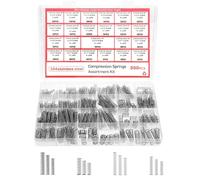 300PCS Compression Spring, Small Springs, Springs Assortment Kit,Compression Springs Assortment Kit,Springs Assorted,Mini Stainless Steel Extension Springs Assortment Kit (Compression Spring-A)