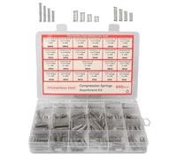 300PCS Compression Spring, Small Springs, Springs Assortment Kit, Compression Springs, Trampoline Springs, Mini Stainless Steel Extension Springs Kit, Helicoil for Home Repairs, DIY Projects