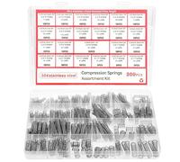 300PCS Compression Springs Assortment Kit, 23 Different Sizes Small Coil, Stainless Steel Assorted Extension Mechanical Metal Mini Springs for DIY Repair Projects, Home & Automotive Repairs