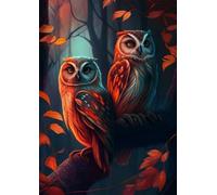 300pcs Cute owl Animal Creative Fun Jigsaw Puzzle for Adults Challenging Traditional Puzzle Perfect for Family Nights Game