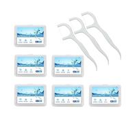 300pcs Dental Floss Picks, Superfine Floss Stick No Break & No Shred,The Best Tool for Cleaning Teeth and Oral Care,Portable Travel Floss is Perfect for Dinners, Dating, Travel, Hotels(6Pack)