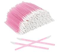 300PCS Disposable Lip Brushes Pink lip wands Lipstick Applicators Lip Gloss Wands Concealer Brushes Lip Applicators Lipstick Wands Eyeshadow Applicator Tool Disposable Cosmetic Brush Tool