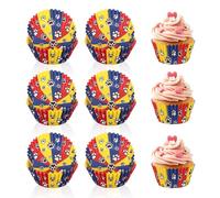 300pcs Dog Paw Cupcake Liners, Cute Paw Cupcake Wrappers Baking Cups Muffin Holder Puppy Cartoon Theme Birthday Party Supplies for Pet Birthday Celebration Baby Shower