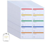 300pcs Frozen Labels 60×30mm Colored Removable Labels Self Adhesive Without Glue Residue Ideal for Food Storage Refrigerator Freezer Kitchen Organization