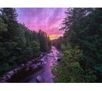 300pcs Fun Jigsaw Puzzle for Adults Blackwater River Sunrise 2 Family Holiday Puzzle
