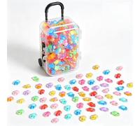 300Pcs Glow-in-the-Dark Mini Resin Turtles with Storage Box | 300 Glow-in-the-Dark Mini Resin Turtles with Storage Box, Tiny Luminous Figures for Fairy Garden, Aquarium, Potted Plants, Ep