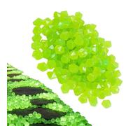 300pcs Glowing Pebbles - Resin Glow in Dark Pebbles | Glowingg Pebble for Garden Outdoor | Decorative Glowing Stones for Landscaping Fish Walkway Patio Tank Aquarium