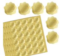 300PCS Gold Foil Religious Wax Seal Stickers, 1.5 Inch Christmas Gold Embossed Stamping Stickers, Bible Verses Envelope Seals for Wedding Invitations, Birthdays, Holidays, Crafts and Christmas Decor