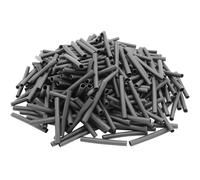 300PCS Heat Shrink Tubing,2mm / 1/12" Dia, 30mm / 1.2" Long,Industrial Heat-Shrink Tubing for Wires Wrap Sleeve, 2:1 Marine Grade Waterproof Small Heat Shrink Tube Wrap (Black 2mm)