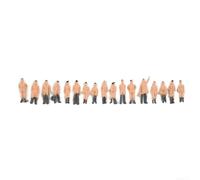 300Pcs HO Scale Passenger Figures for Railway Layout Scenes