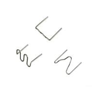 300pcs Hot Staples for Plastic for welder Kit 0.6mm 0.8mm Flat Wave Corner Nails Car Bumper Repair(0.6mm)