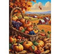 300pcs Jigsaw Puzzle Family Landscape,Bread and Butter Farms - Outdoor Games,Modern Art,Artistic Pictures