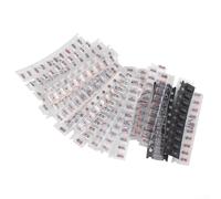 300PCS LL34 Zener Diode Kit, 0.5W 2V-39V Voltage Regulator Assortment, 30 Values for LED Power Supply Circuits and Electronics Projects