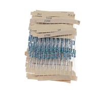 300Pcs/lot 10-1M Ohm 1/4w Resistance 1% Metal Film Resistor Resistance Assortment Kit Set 30 Kinds Each 10pcs MQXFCZUX