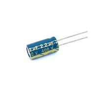 300pcs/lot 2.2UF 400V 2.2UF aluminum electrolytic capacitor size 6 * 12 20% BIANMTSW