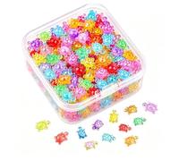 300PCS Luminous Tiny Turtles, Mini Resin Glow in The Dark Turtle Figures
