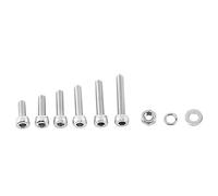 300pcs M3 304 Stainless Steel Hex Socket Screws Bolt With Hex Nuts Washer Assortment (A: Cap head)
