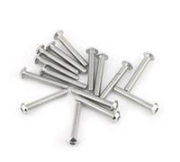 300pcs M3 Stainless Steel Nuts and Bolts Assortment Button Head Hex Socket Screws Bolts Nuts Assortment Kit with Storage Box