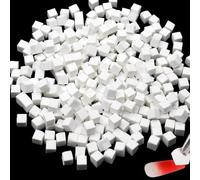 300PCS Mini Nail Sponges for Ombre - 1cm Square White Foam Sponges for Nail Art Gradient Designs | Nail Artist Tools & DIY Manicure Accessories Premium Ombre Nail Brush