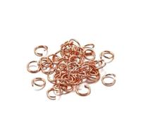 300pcs Multi Color 6-10mm Open Jump Rings and Split Rings, Jewelry Findings Connectors for DIY Accessories(KC Gold,8mm)