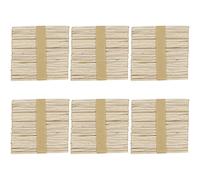 300pcs Natural Wood Lolly Sticks, 4.5inches Lollipop Craft Sticks for Home Ice Cream Making and School Crafts, Popsicle Sticks, Suitable for Arts and Handwork, Classroom Art Supplies Wood Color