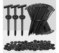 300Pcs Nylon Universal Cable Tie Buckle for Car, Automotive Zipper Clips, Plastic Rivet Zip Ties, Push Pin Clip Auto Body Parts Trim, Snap-Fit Ziptie Bumper Retainer Fender Liner Door Panel Fastener