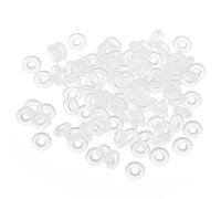 300PCS O Ring Stopper Spacer Silicone Rubber Bead Stoppers Transparent Stopper Beads Charms Locating for DIY Pandora Bracelet Necklace Jewelry Making