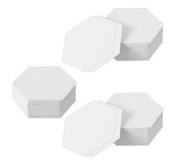 300Pcs Paper Piecing Hexogon Quilting Templates 1 Inch Hexogon Shape Piece White Patchwork Templates for Quilting English Paper Piecing Sewing Craft