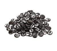 300Pcs Paw Print Buttons,Wooden Buttons,2 Hole Pawprint Buttons Decorative Buttons Round Craft Buttons with Bear Pawprint Pattern Wooden Buttons for Clothing Ornament DIY Project Decoration