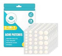 300PCS Pimple Patches Spot Patches Absorbing Cover Invisible Blemish Spot Skin Treatment Facial Fast Acting Skincare Acne Patch For Day and Night Use