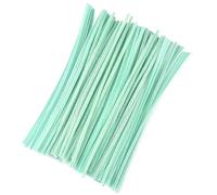 300pcs Plush Stick Twisting Bar Chenille Stems Wire Pipe DIY Strips Creative Hobby Stem Iron Felt Wires For DIY(Light greenA)